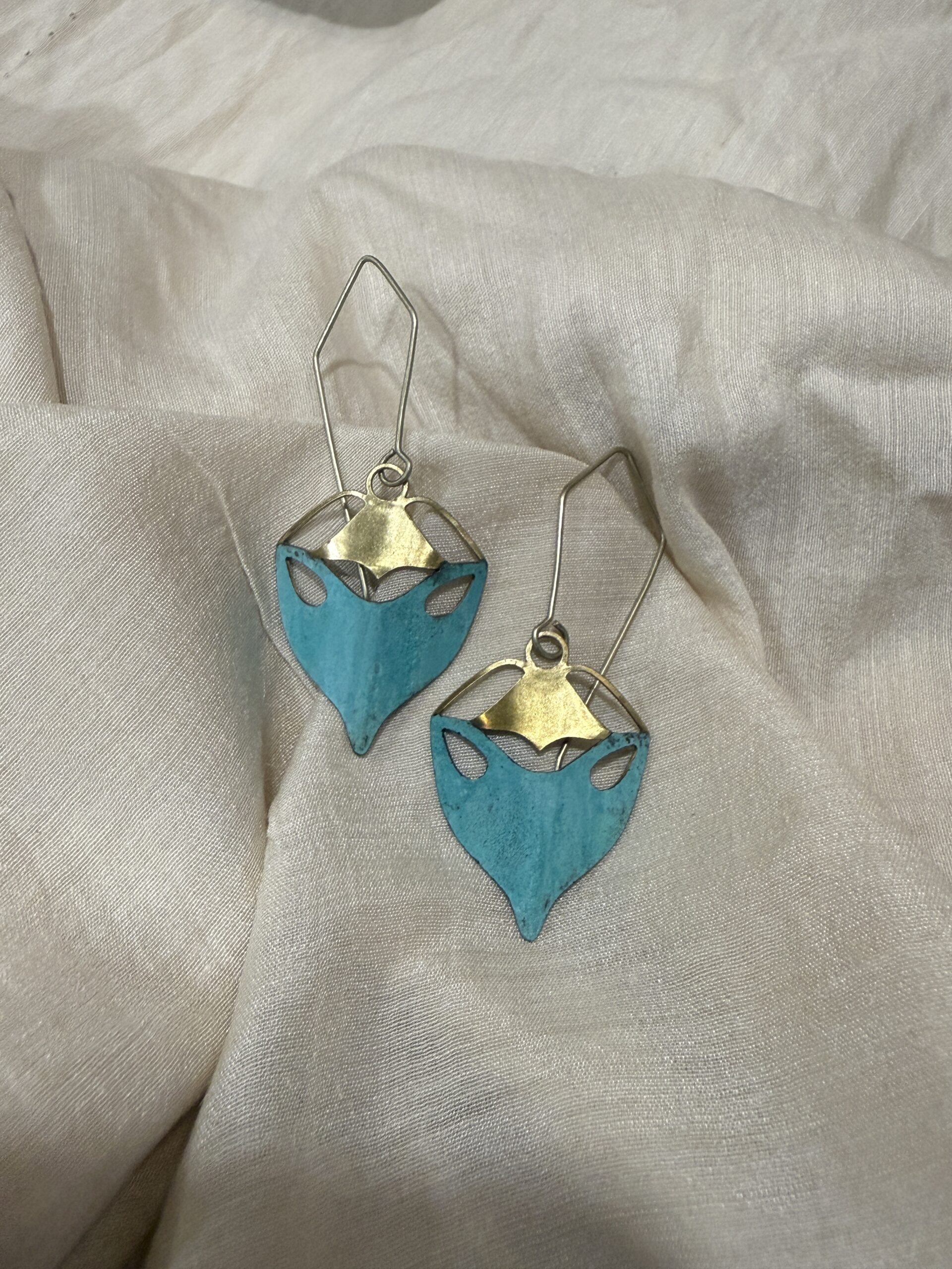 tortoisebeetle | earrings_6 teal