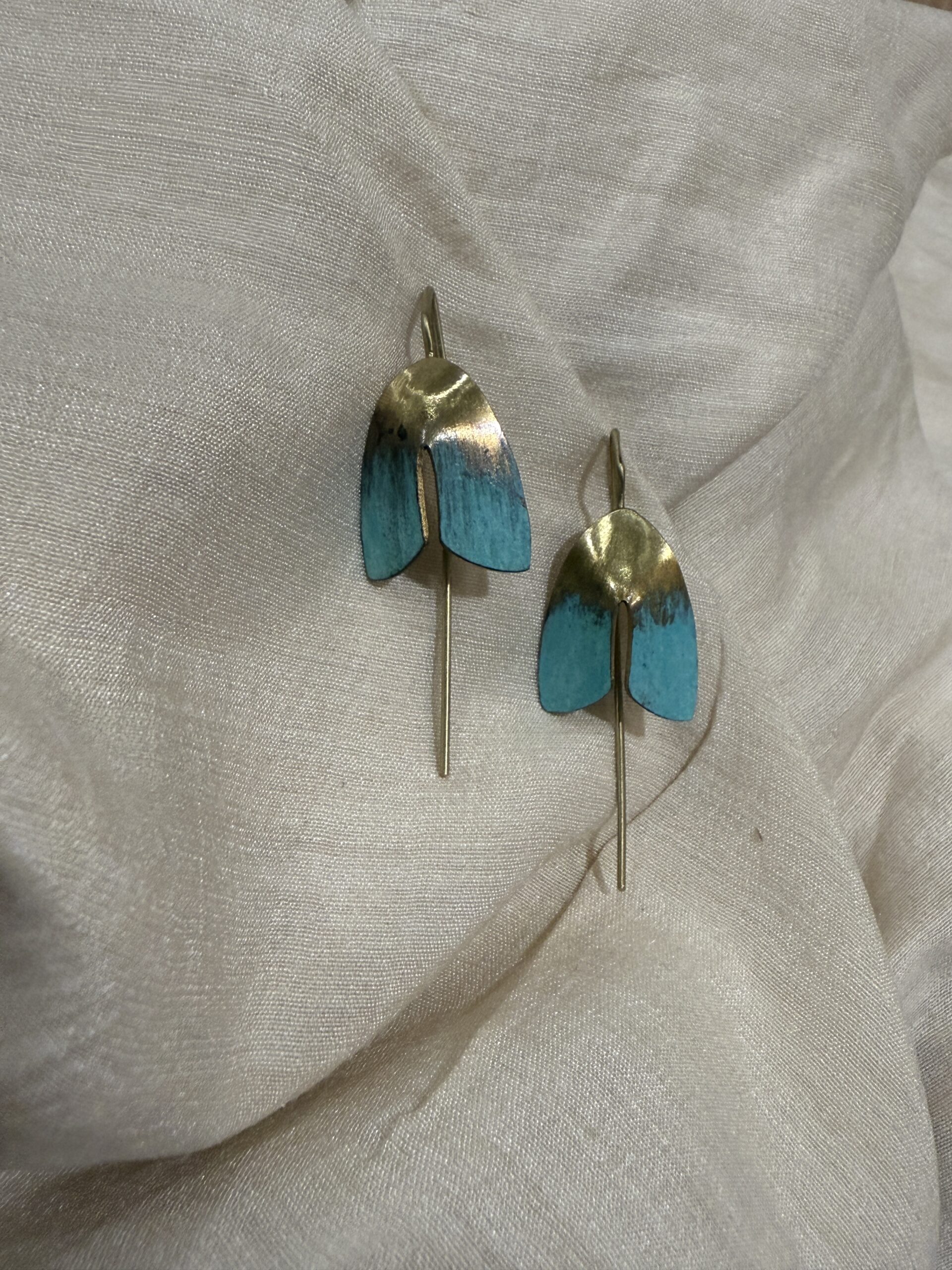 noctuidmoth | earrings_small teal 1